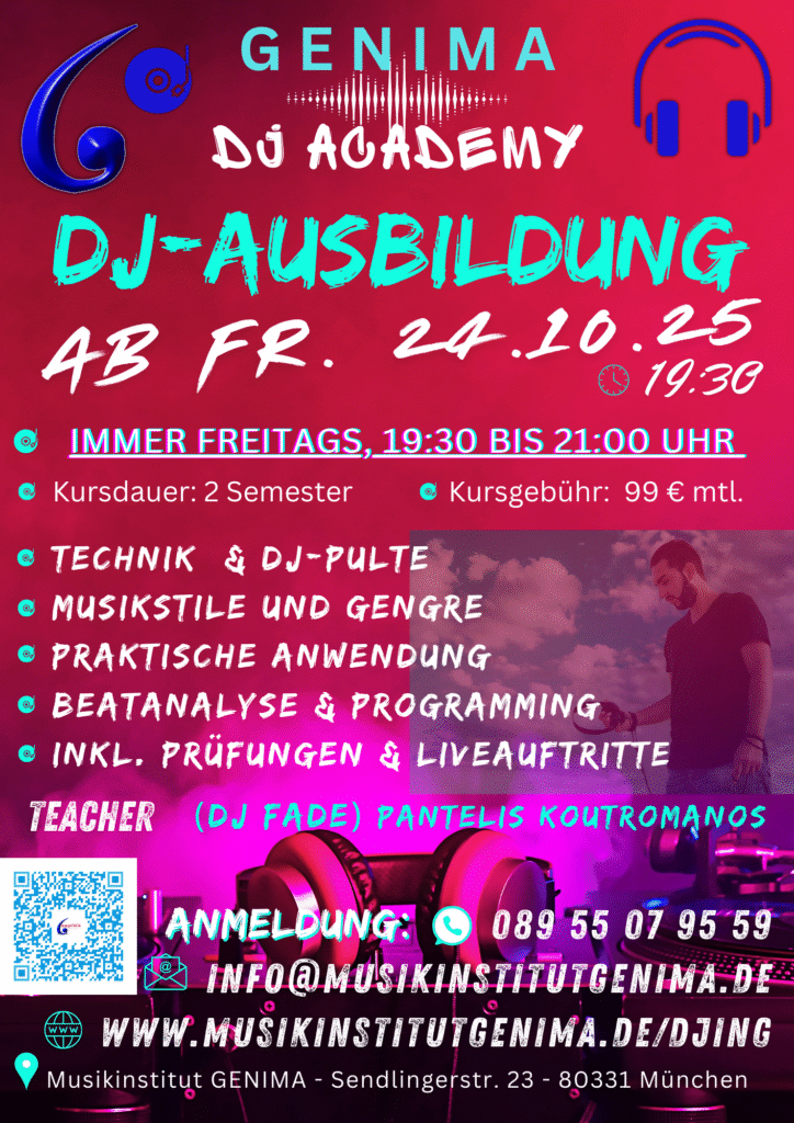 Infos zur GENIMA DJ-Academy